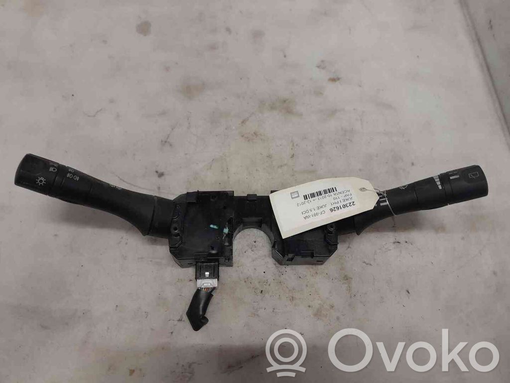 Nissan Juke I F15 Interruptor/palanca de limpiador de luz de giro 