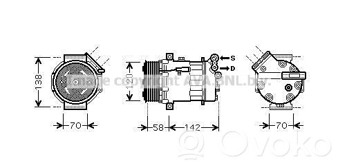 Opel Vectra C Compresor (pompă) aer condiționat (A/C) 