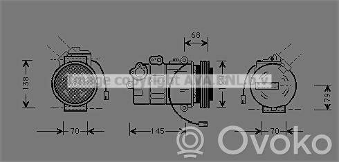 Volkswagen Passat Alltrack Compressore aria condizionata (A/C) (pompa) 