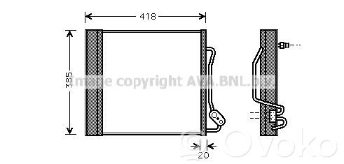 Smart ForTwo I MC01 Radiator răcire A/C (condensor) 