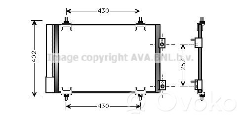 Citroen C4 Grand Picasso Radiator răcire A/C (condensor) 
