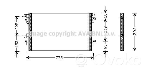 Renault Laguna II Radiator răcire A/C (condensor) 