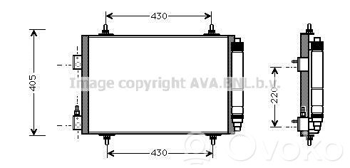 Klimakühler   6453FH,22300639,2550265,VDMS4