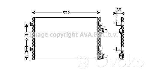 Chrysler PT Cruiser Radiator răcire A/C (condensor) 