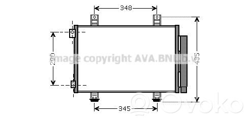 Opel Agila B Radiator răcire A/C (condensor) 