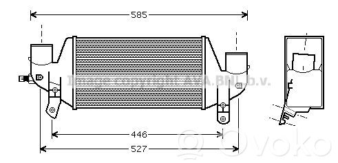 Intercooler radiator   1079310,21901917,2519189,VDMS4