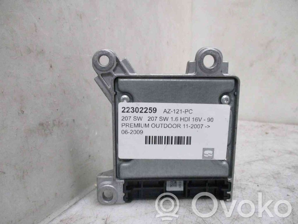 Peugeot 207 Centralina/modulo airbag 