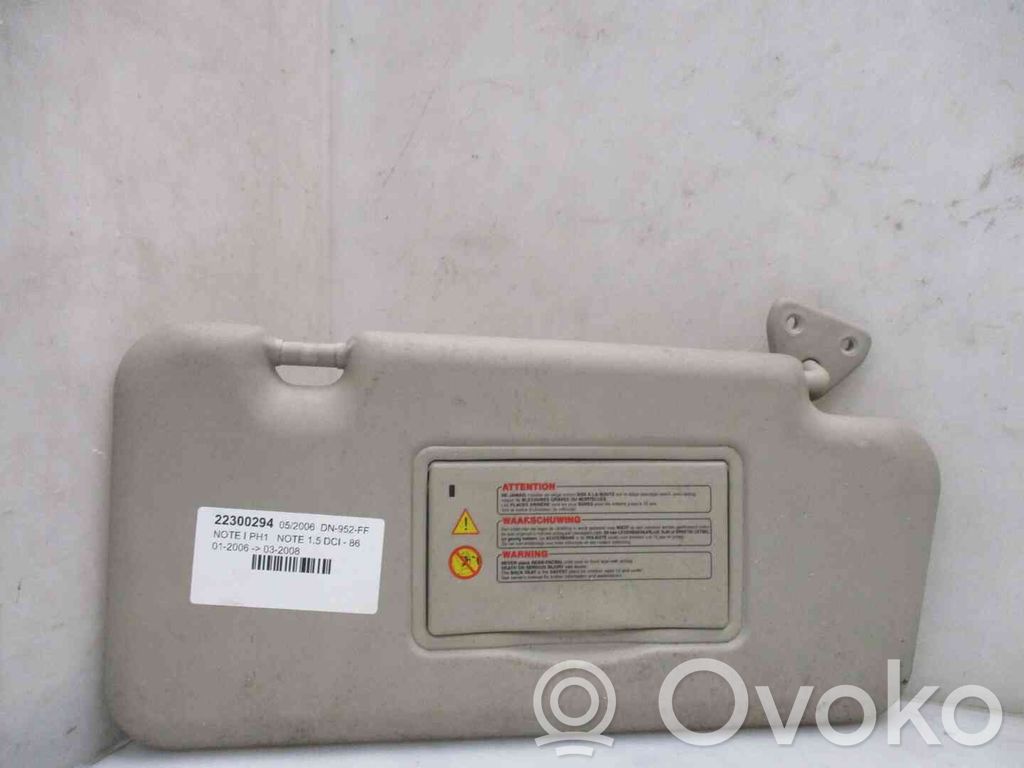 Sun visor   964009U10D,22300294,2549106,VDMS4