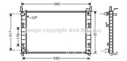 Ford Fiesta Radiatore di raffreddamento 