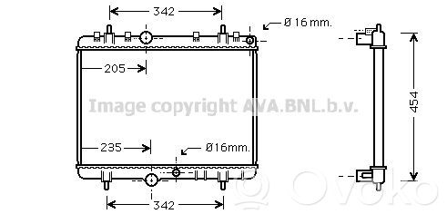 Citroen Xsara Radiator lichid răcire 
