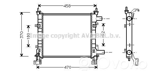 Ford Ka Coolant radiator 