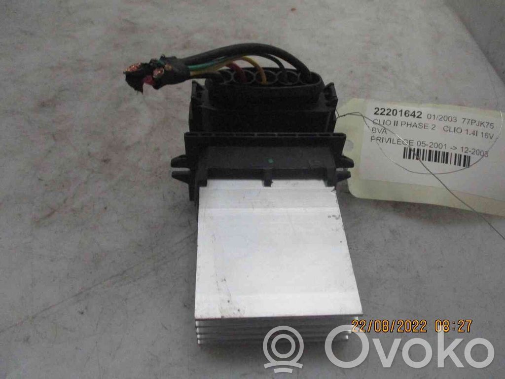 Rezystor / Opornik dmuchawy nawiewu   7701051272,22201642,2543600,VDMS4
