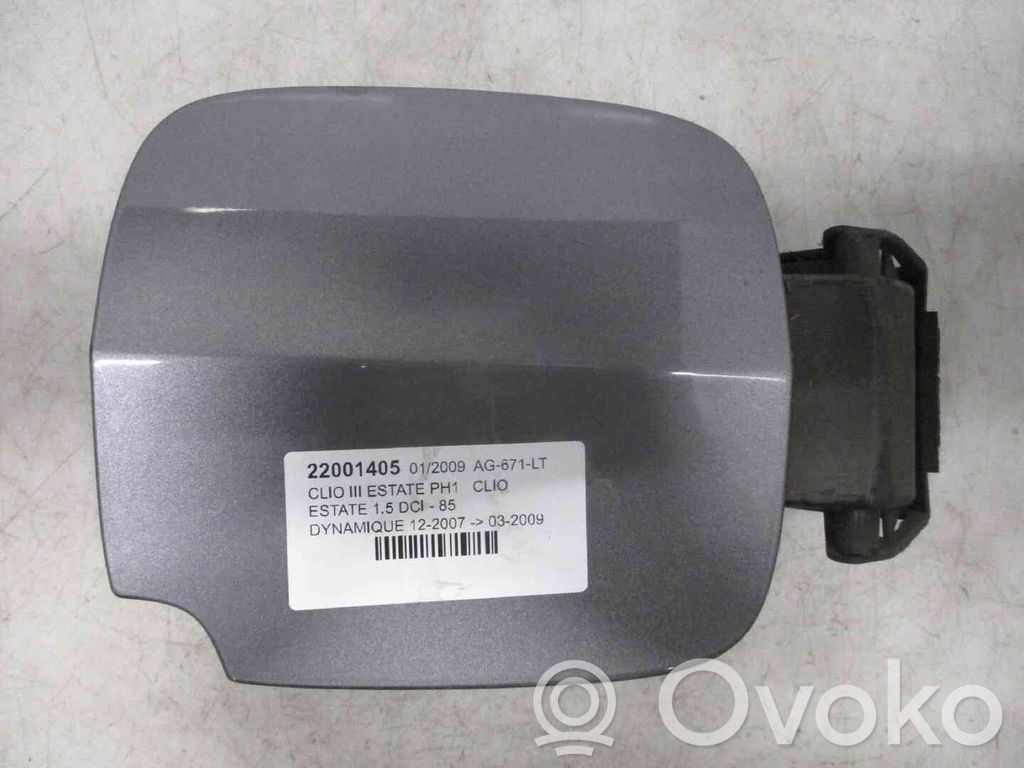 Renault Clio III Klapka wlewu paliwa 