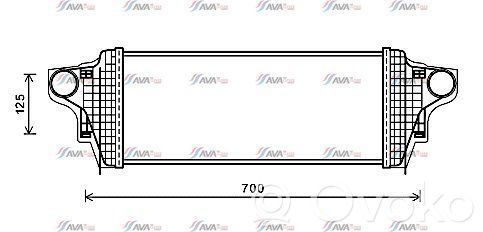 Mercedes-Benz ML AMG W164 Radiator intercooler 
