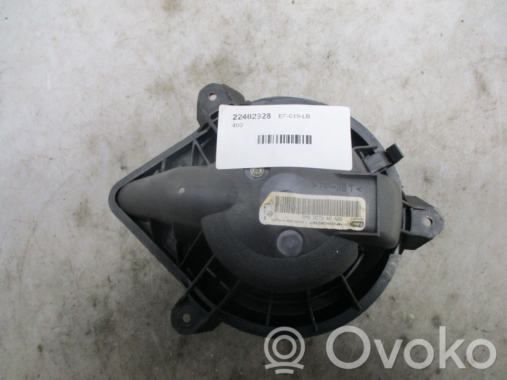 Peugeot 406 Ventola riscaldamento/ventilatore abitacolo 
