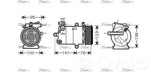 Citroen Jumper Compressore aria condizionata (A/C) (pompa)
