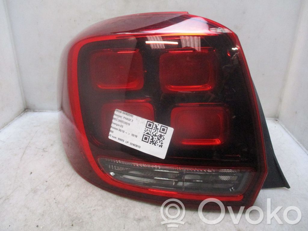 Dacia Sandero II Luci posteriori 