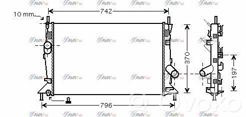 Ford C-MAX I Radiatore di raffreddamento 