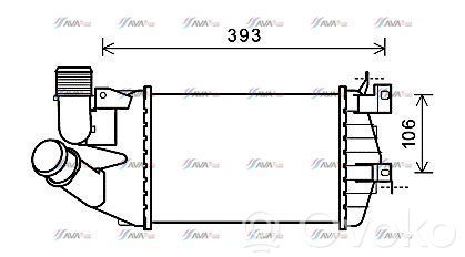 Radiador intercooler   13213402,22401898,8056006,VDMS4