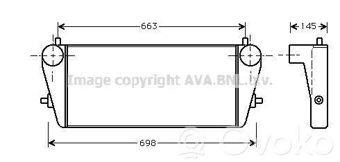 Opel Frontera A Radiador intercooler 