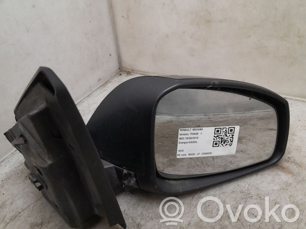 Renault Megane III Specchietto retrovisore elettrico portiera anteriore