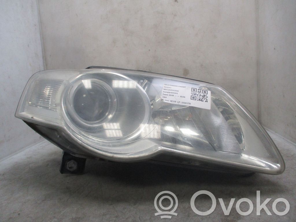 Phare frontale   3C0941006AC,22501776,8014874,VDMS4