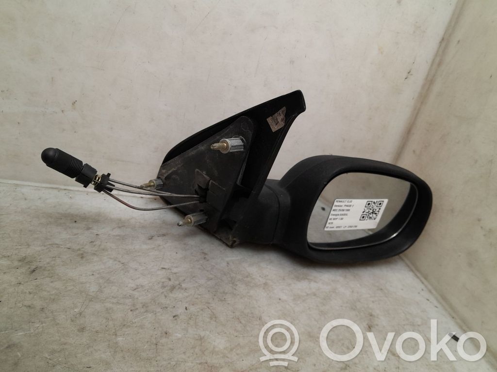 Renault Clio I Specchietto retrovisore elettrico portiera anteriore 