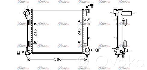 Fiat 500 Radiator lichid răcire 