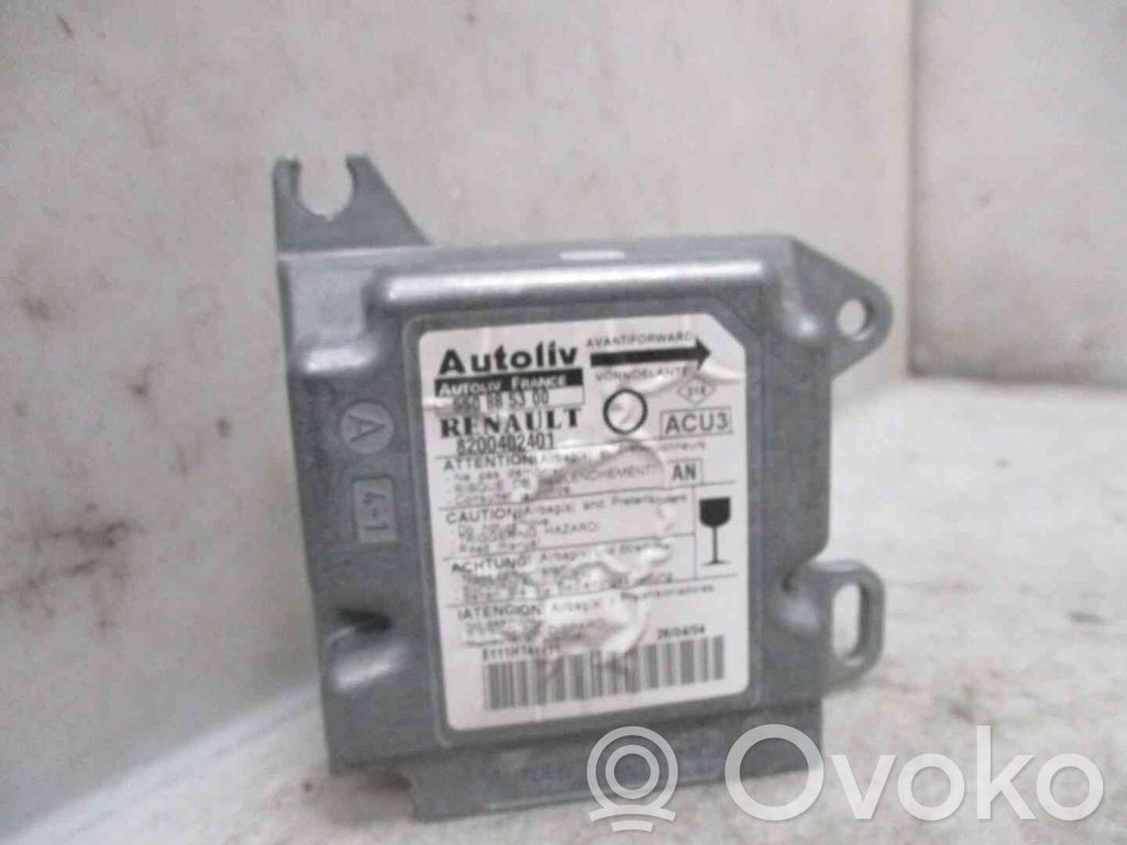 Renault Twingo I Unitate/modul de comandă airbaguri 