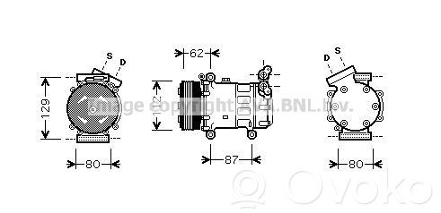 Renault Twingo I Compressore aria condizionata (A/C) (pompa)