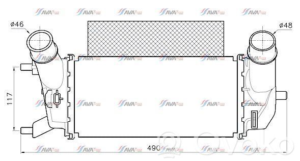 Ford Ecosport Chłodnica powietrza doładowującego / Intercooler 