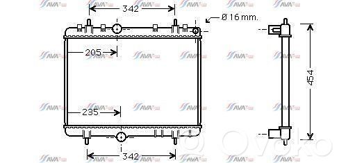 Citroen C4 I Radiateur de refroidissement 