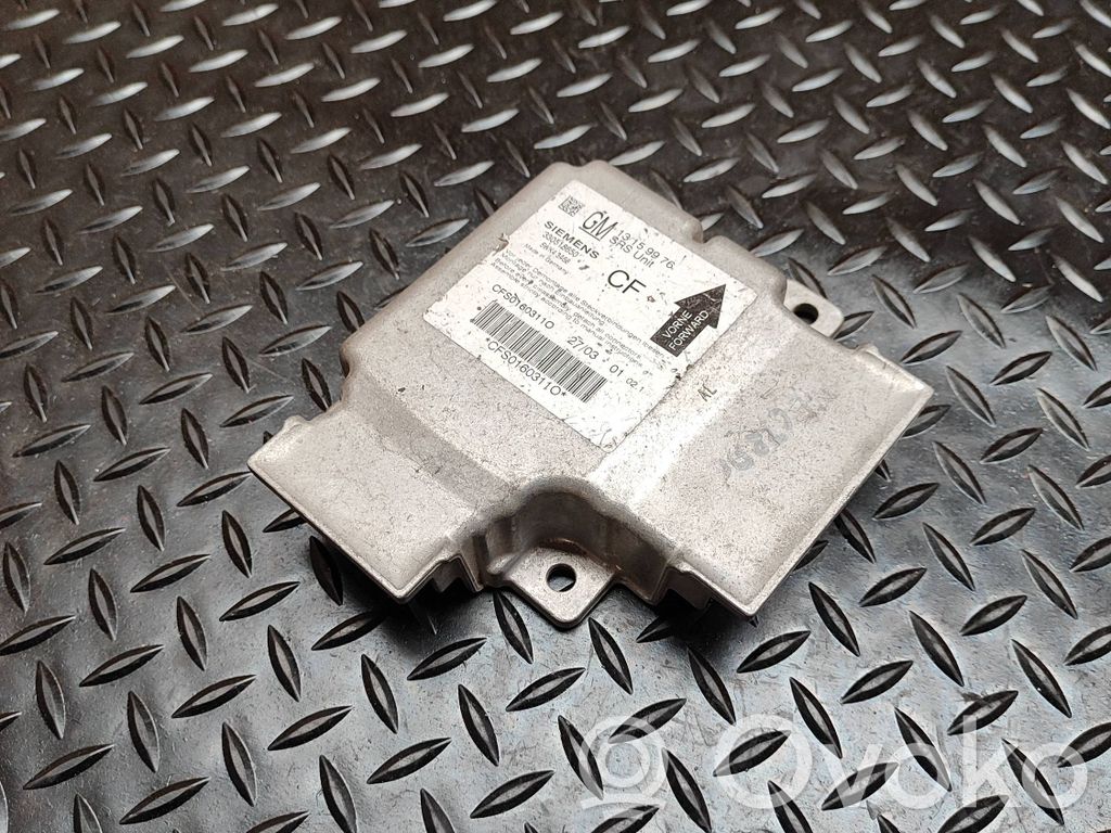 Opel Vectra C Airbag control unit/module 
