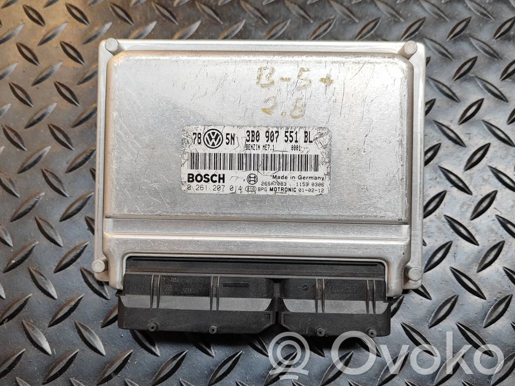 Volkswagen PASSAT B5.5 Engine control unit/module 