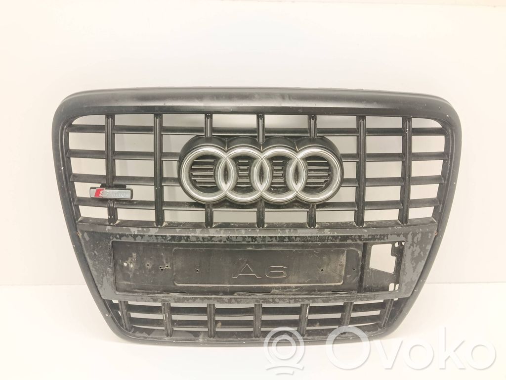 Audi A6 S6 C6 4F Front bumper upper radiator grill 