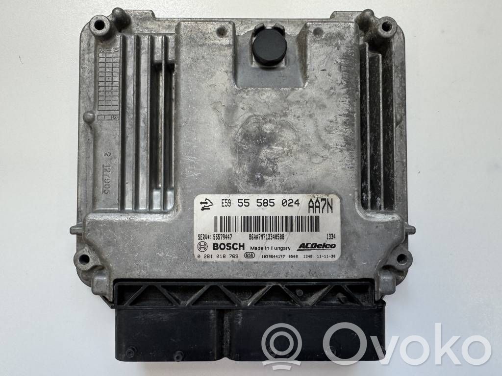 Engine control unit/module   55585024,55579447,0281018769
