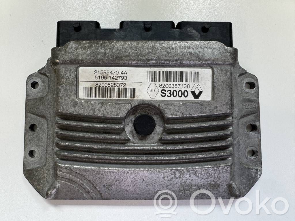 Engine control unit/module   215854704A,8200528372,8200387138