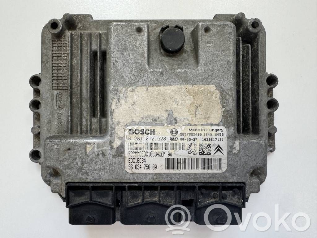 Engine control unit/module   9657699480,9663475680,0281012528