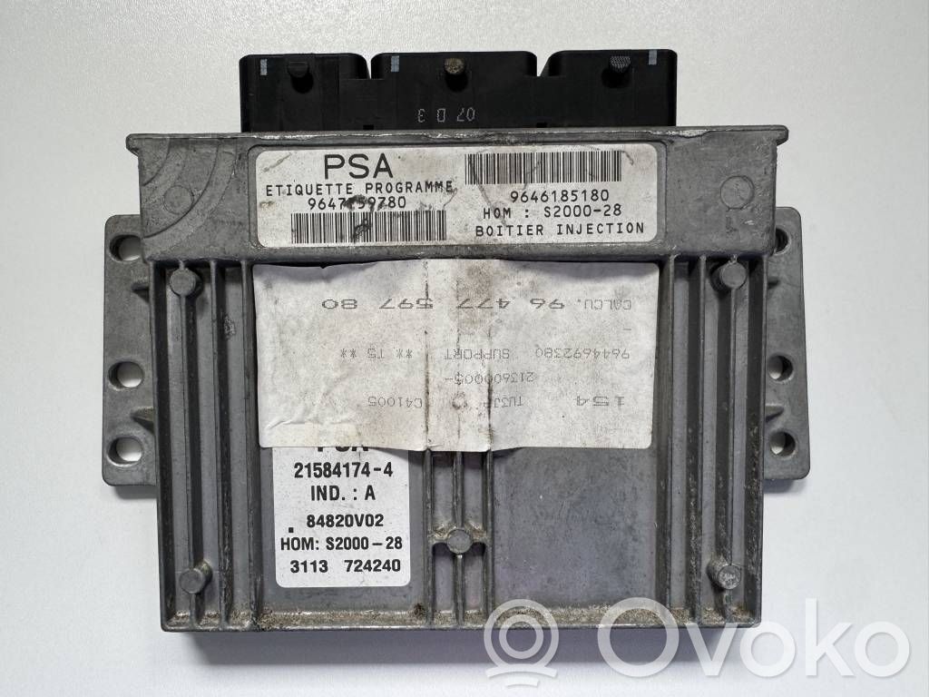 Peugeot 206 Engine control unit/module 
