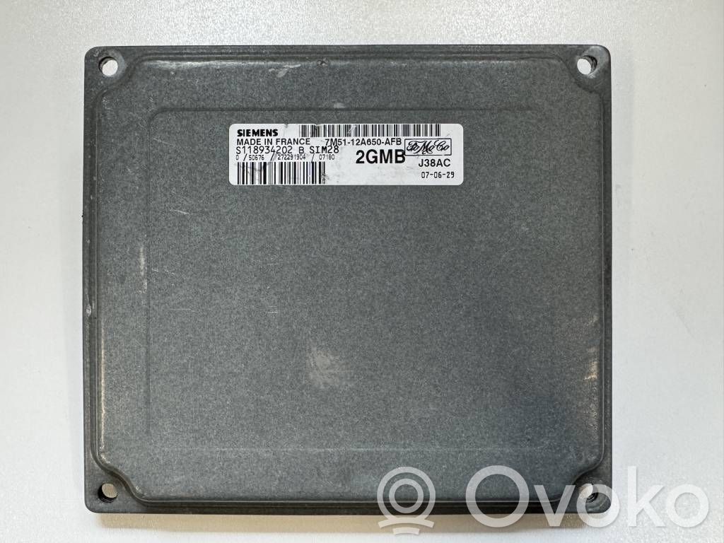 Centralina/modulo del motore   7M5112A650AFB,S118934202B,2GMB