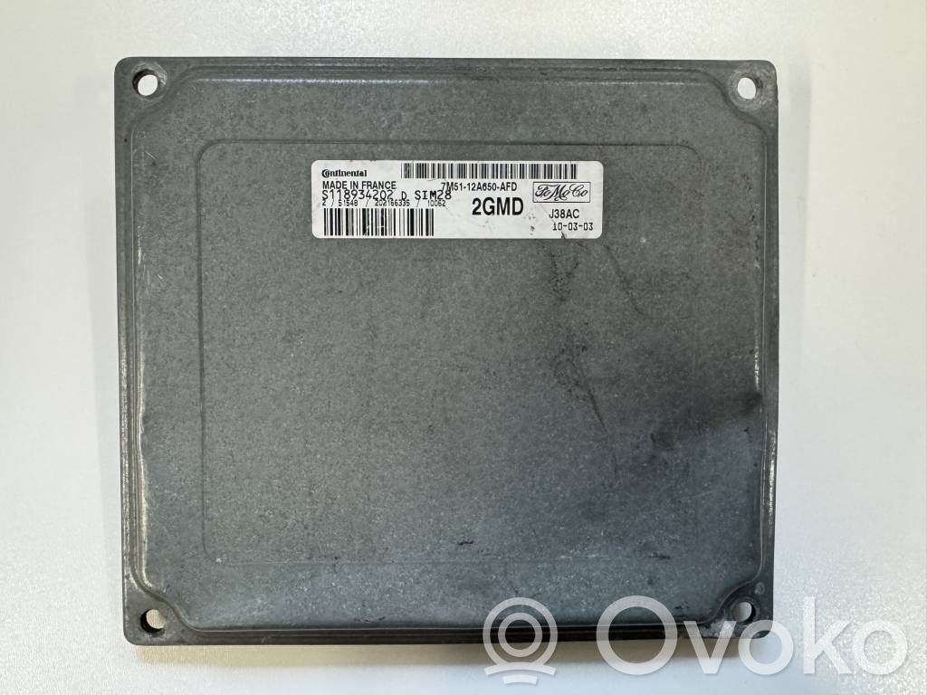 Ford Focus Engine control unit/module 