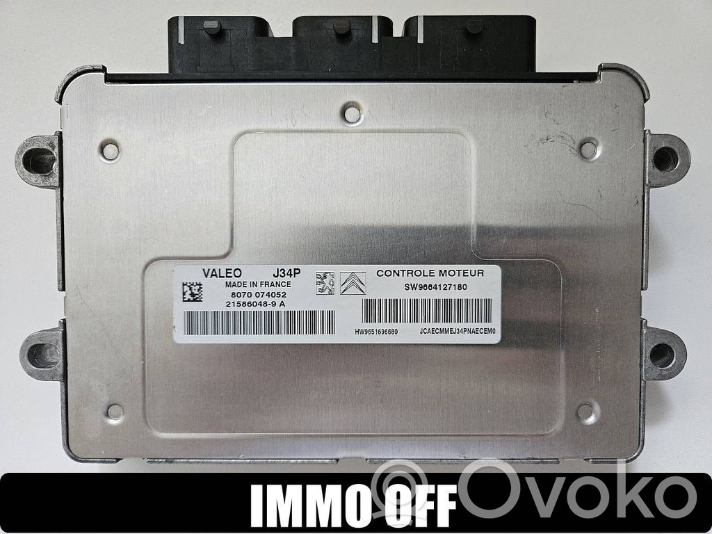 Peugeot 207 Engine control unit/module 