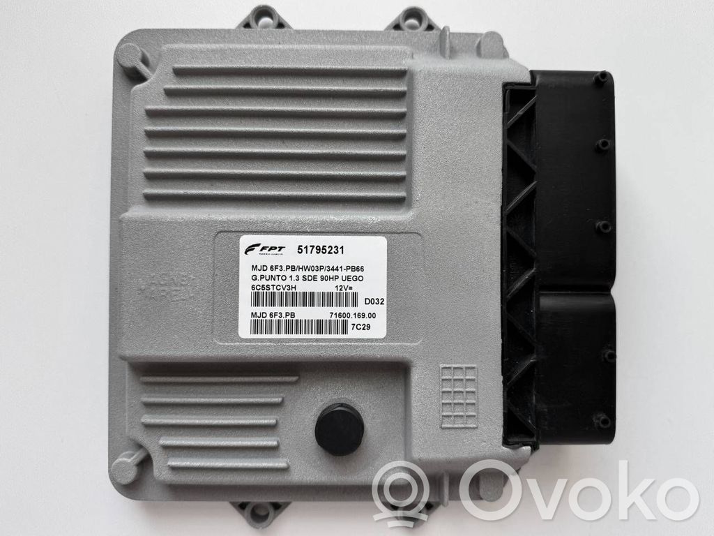 Fiat Grande Punto Engine control unit/module 