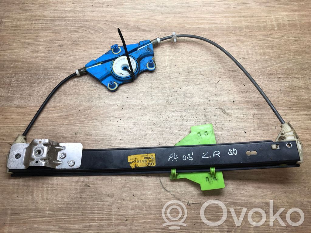 Audi A4 S4 B6 8E 8H Mecanismo para subir la puerta trasera sin motor 