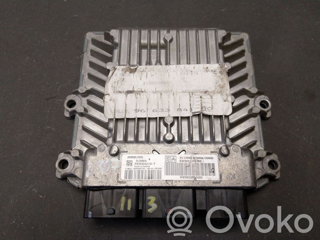Citroen C4 I Picasso Engine control unit/module 