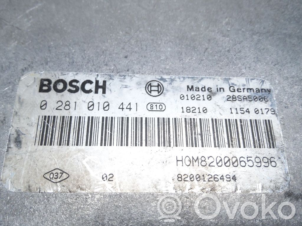 Renault Scenic II -  Grand scenic II Engine control unit/module ECU 