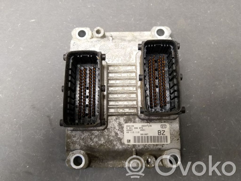 Opel Corsa C Moottorin ohjainlaite/moduuli 