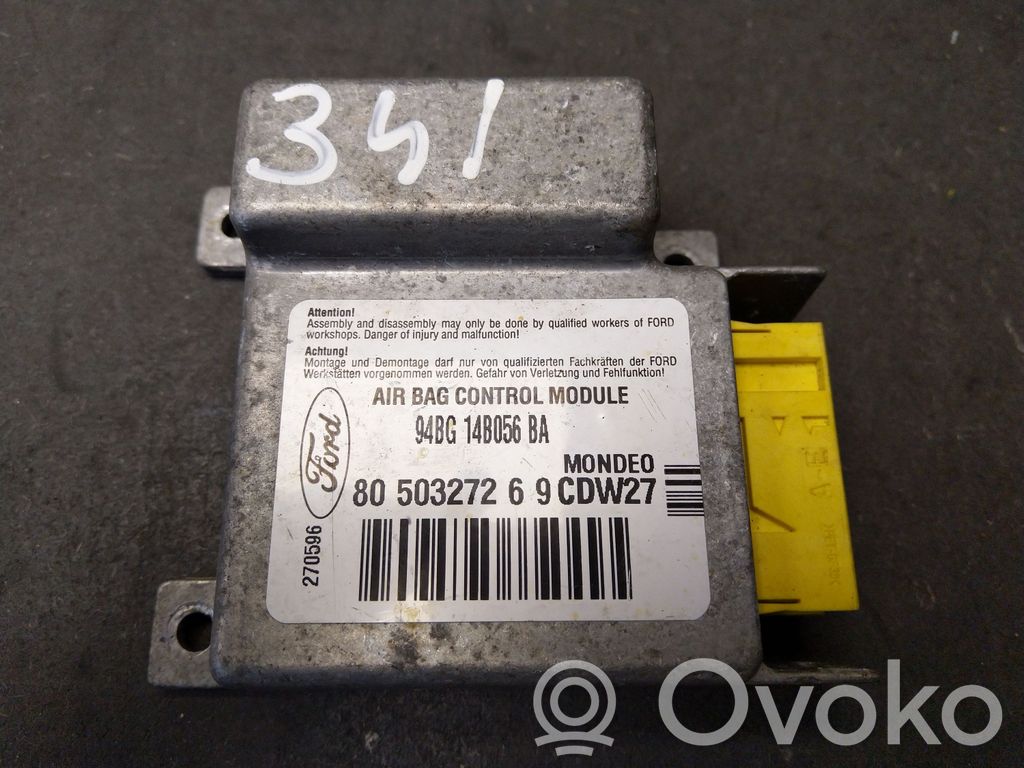 Ford Mondeo MK IV Airbag control unit/module 