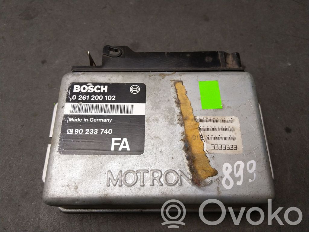 Opel Astra G Engine control unit/module 