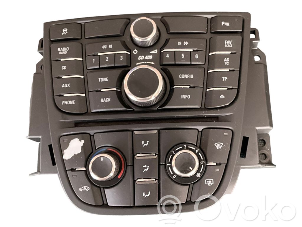 Opel Meriva B Unidad delantera de radio/CD/DVD/GPS 